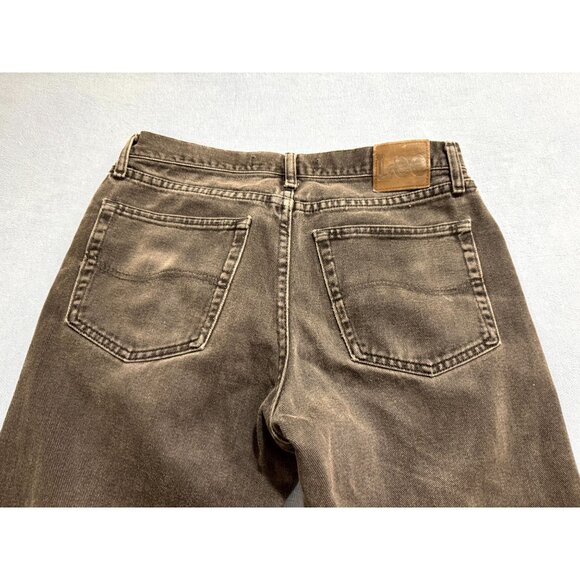 Lee Women's Straight Leg Jeans Denim High Rise Five Design Pockets Gray Size W31 - Picture 4 of 10